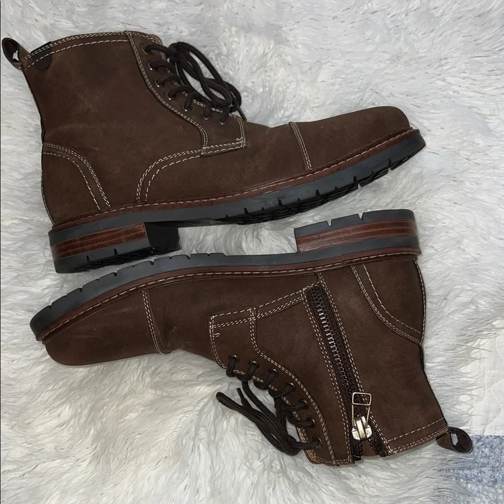 Dockers Dark Brown Lace-Up Boots 8